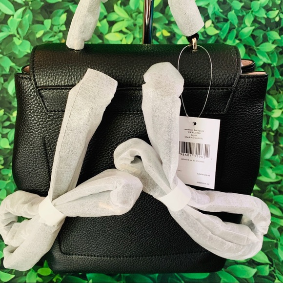 Kate Spade Medium Backpack Hayes Street Black NWT - Picture 6 of 8